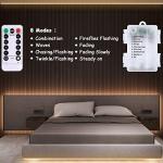 Battery Powered LED Strip Lights with Remote