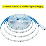 KXZM 12V Cool White LED Strip Light 5M