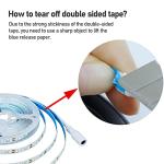 KXZM 12V Cool White LED Strip Light 5M