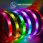 10ft Smart RGB LED Strip Lights - Sound Reactive