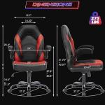Ergonomic Gaming Desk Chair with Flip-up Armrests