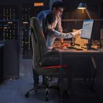 Ergonomic Gaming Desk Chair with Flip-up Armrests