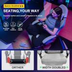 GTPLAYER Ergonomic Gaming Chair with Footrest and Support