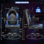 DUMOS Ergonomic Gaming Chair with Adjustable Features