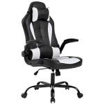 Ergonomic Gaming Chair with Lumbar Support - White