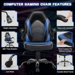 DUMOS Ergonomic Gaming Chair with Adjustable Features