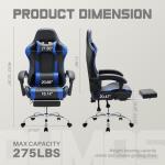 Ergonomic Gaming Desk Chair with Adjustable Features