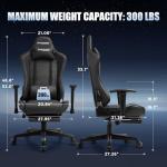 GTRACING Racing Style Gaming Chair with Footrest