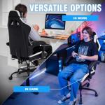 GTPLAYER Ergonomic Gaming Chair with Foot Rest