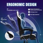 GTPLAYER Ergonomic Gaming Chair with Foot Rest
