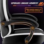 Sweetcrispy Ergonomic Gaming Chair with Footrest