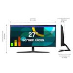 Samsung 27" FHD Curved Gaming Monitor, 100Hz