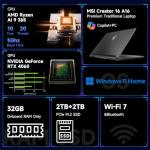 MSI Creator 16 Gaming Laptop with Targus Dock