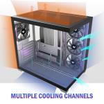 KEDIERS ATX Mid Tower Gaming Case with Glass