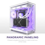 NZXT H6 Flow RGB Mid-Tower Case - White