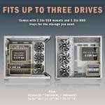 KEDIERS ATX Mid Tower Gaming Case with Glass