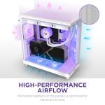 NZXT H6 Flow RGB Mid-Tower Case - White