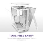 NZXT H6 Flow RGB Mid-Tower Case - White