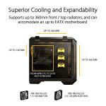 ASUS TUF Gaming GT501 Mid-Tower Case