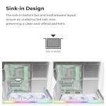 Montech HS02 Pro Gaming PC Case with ARGB Fans