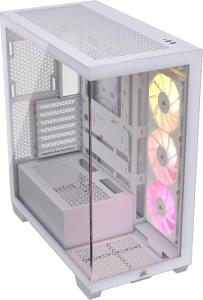 CORSAIR 3500X ARGB Mid-Tower PC Case - White