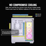 CORSAIR 3500X ARGB Mid-Tower PC Case - White