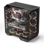 darkFlash Full-Tower Gaming PC Case with Glass