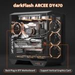 darkFlash Full-Tower Gaming PC Case with Glass