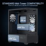 Redragon CA606 ATX Gaming PC Case with Fans