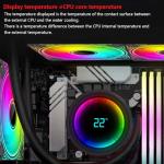 T-360MM Black ARGB Liquid CPU Cooler with Fans