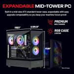 Skytech Azure Gaming PC with Ryzen 7 & RTX 5060