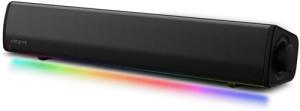 RGB Gaming Soundbar with SuperWide Tech and Bluetooth