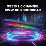 Redragon GS515 RGB Bluetooth Desktop Soundbar Speakers