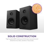 NZXT Relay Bookshelf Gaming Speakers - 80 Watts