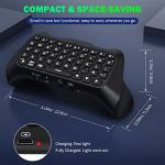 MoKo Wireless Mini Keyboard for PS5 Controller