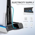 PS5 Stand with Cooling, Charging, and RGB Lighting