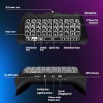 TiMOVO RGB Wireless Chatpad for PS5 Controller