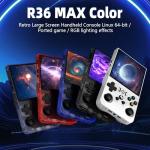 R36MAX Retro Handheld Game Console - 20 Games