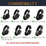 SOULWIT Earpads for SteelSeries Arctis Headsets
