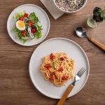 AmorArc 10.5 Inch Stoneware Dinner Plates Set of 6