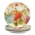 Autumn Harvest 11" Dinner Plates Set of 4
