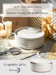 DOWAN 10.5" Large Ceramic Dinner Plates Set