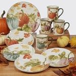 Autumn Harvest 11" Dinner Plates Set of 4