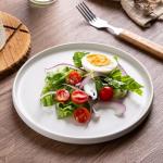 AmorArc 10.5 Inch Stoneware Dinner Plates Set of 6