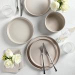 Stone Lain Haven 4 Piece Stoneware Dinner Plate Set
