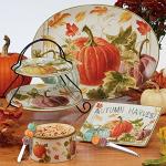 Autumn Harvest 11" Dinner Plates Set of 4