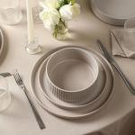 Stone Lain Haven 4 Piece Stoneware Dinner Plate Set