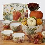 Autumn Harvest 11" Dinner Plates Set of 4