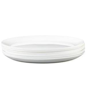Set of 8 Microwave & Dishwasher Safe Glass Plates