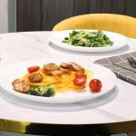 Set of 8 Microwave & Dishwasher Safe Glass Plates